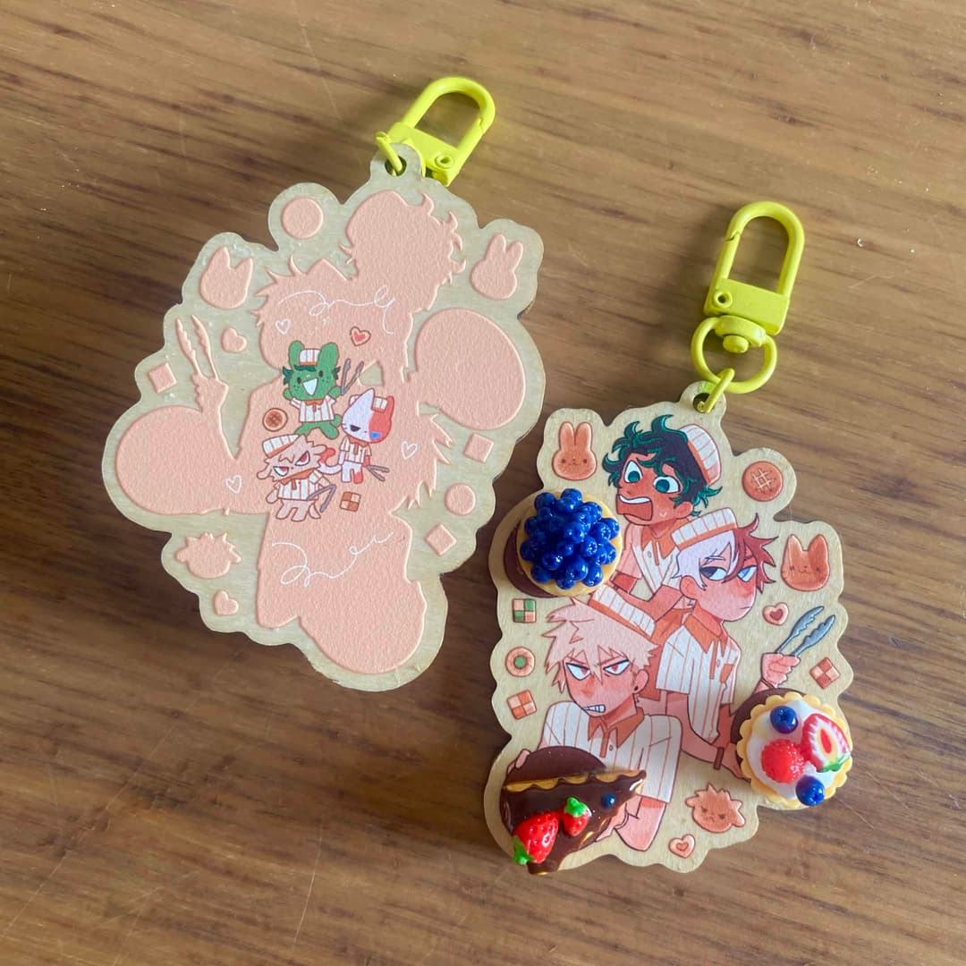 MHA Bakery Keychain