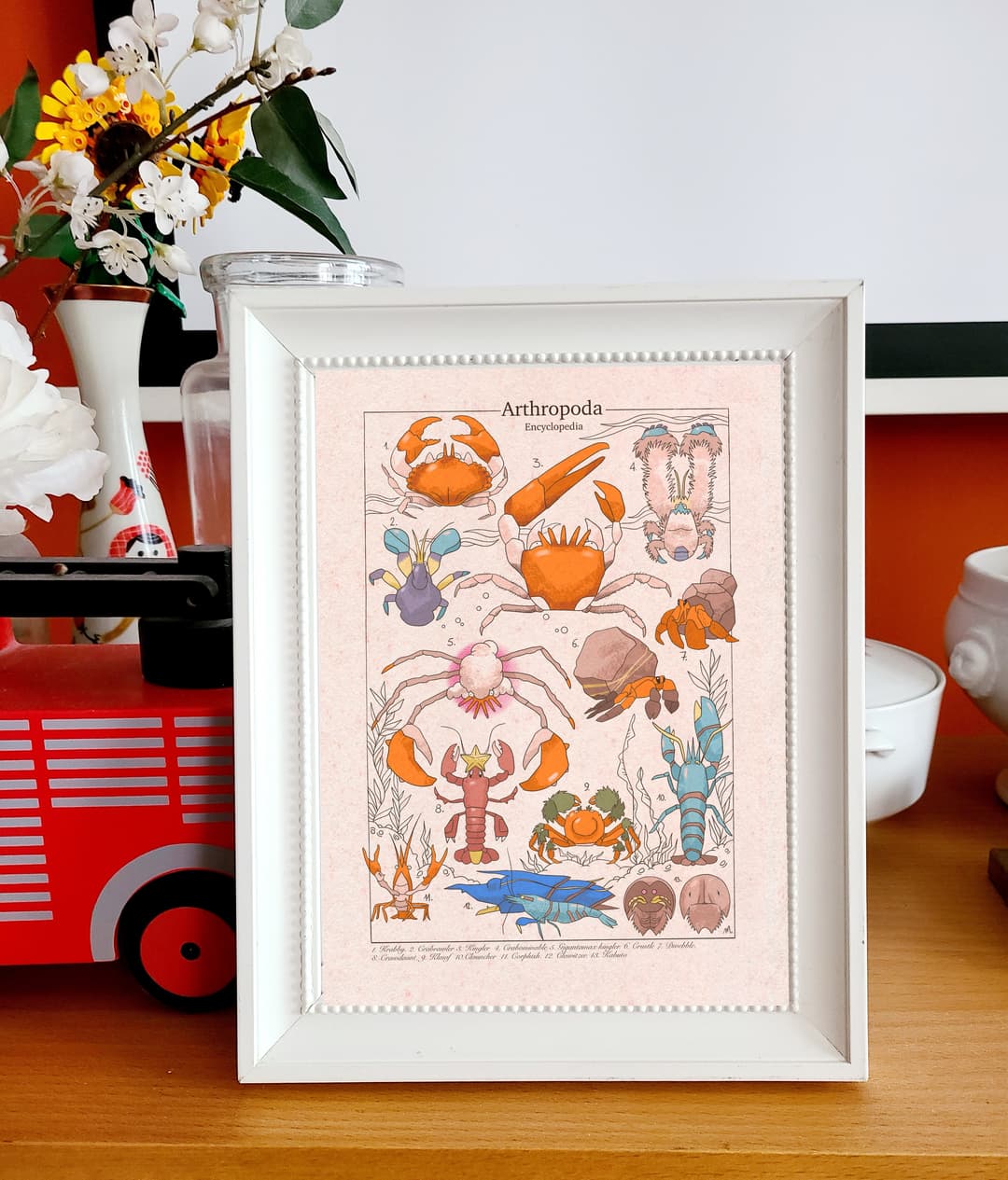 A4 Pokemon Crabs Print